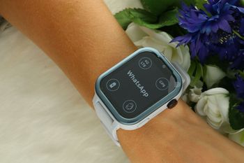 Smartwatch dziecięcy Garett Kids Essa 4G szary.  Smartwatch Garett dziecięcy. Smartwatch Garett z GPS. Dziecięcy Garett z rozmowami. Zegarek smartwatch dla dzieci. 2.jpg